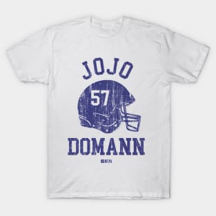JoJo Domann Indianapolis Helmet Font T-Shirt